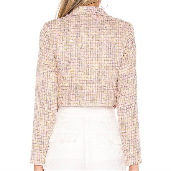Lovers + Friends - Blazer in Pink Tweed - Picture 5 of 12